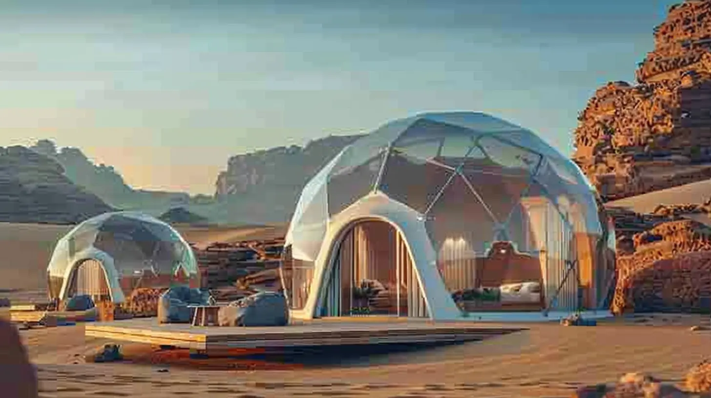 Desert Domes: Futuristic Stays in Remote Landscapes