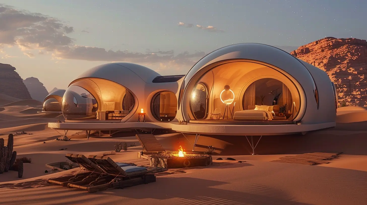 Desert Domes: Futuristic Stays in Remote Landscapes