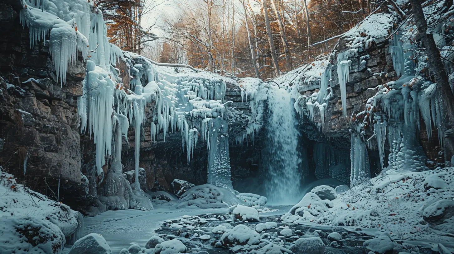 Frozen in Time: Winter’s Transformative Touch on Famous Waterfalls