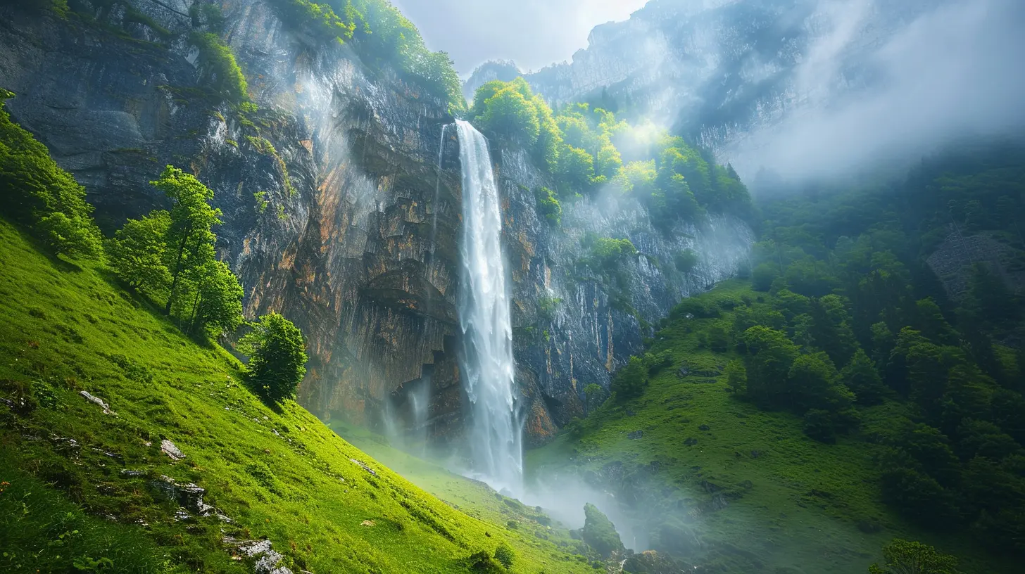 Journey to Jaw-Dropping Alpine Waterfalls Around the World