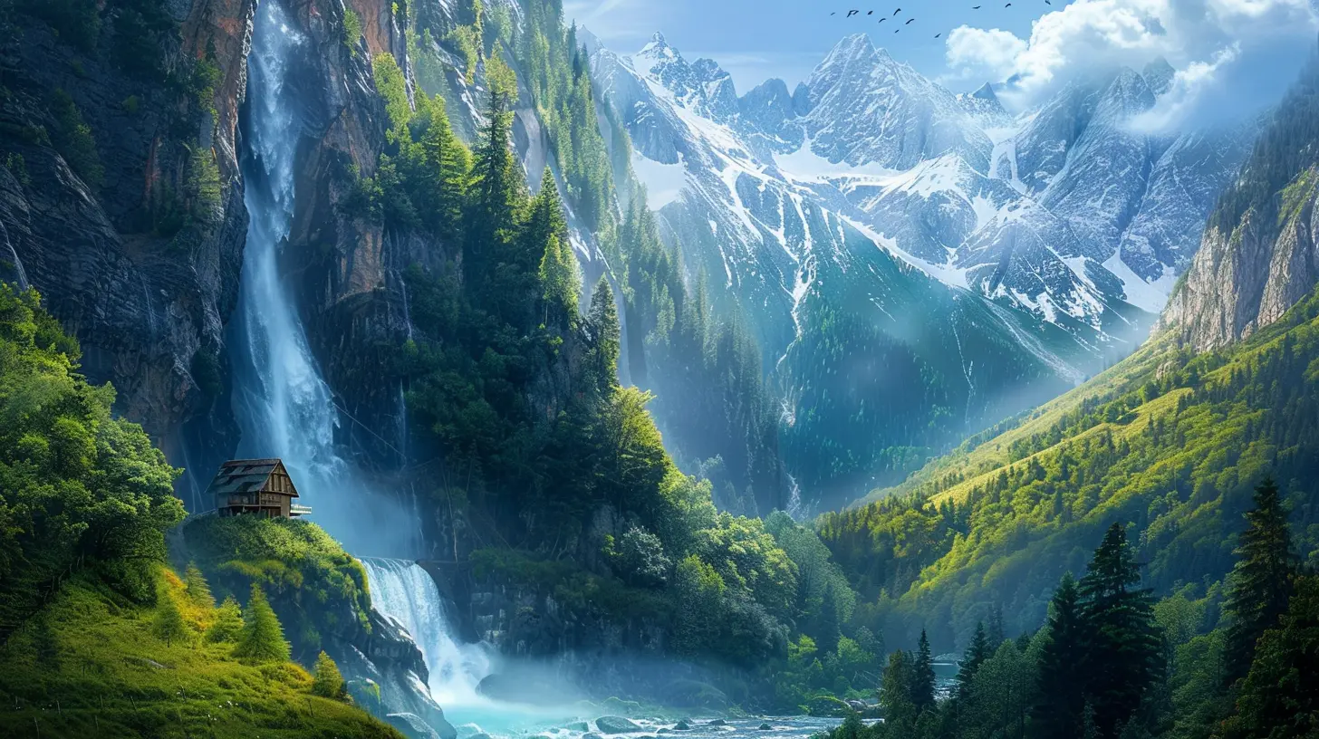 Journey to Jaw-Dropping Alpine Waterfalls Around the World