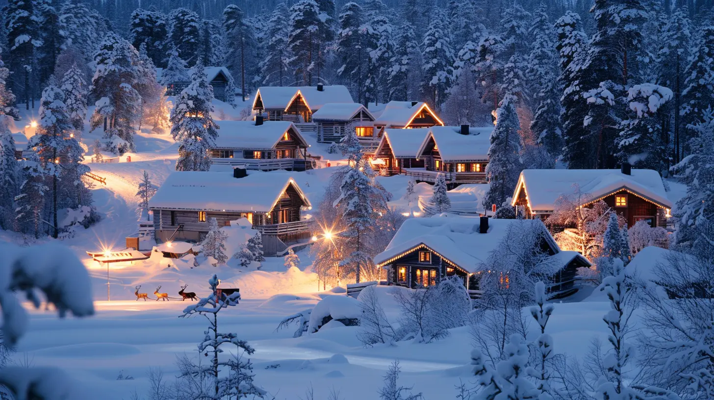 Lapland Adventure: Reindeer Sleigh Rides and Santa’s Village
