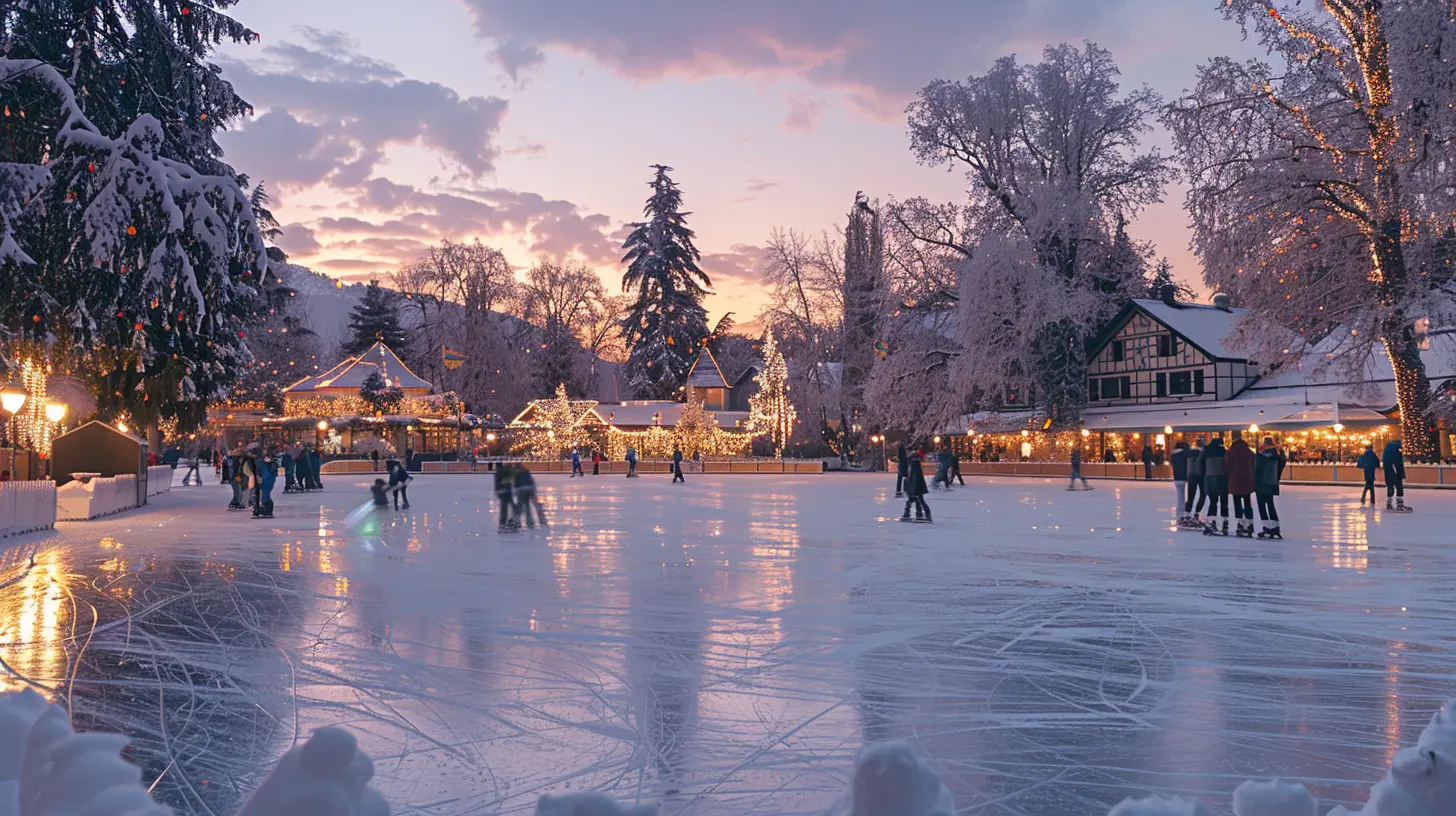 Outdoor Ice Skating Rinks Around the World You Need to Experience