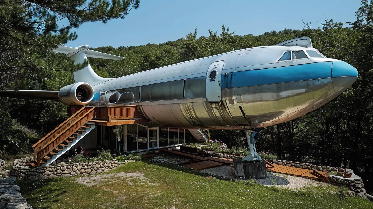 Sky-high Stays in Converted Airplanes