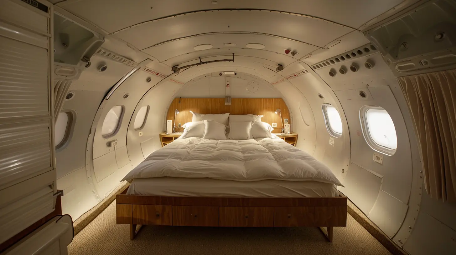 Sky-high Stays in Converted Airplanes