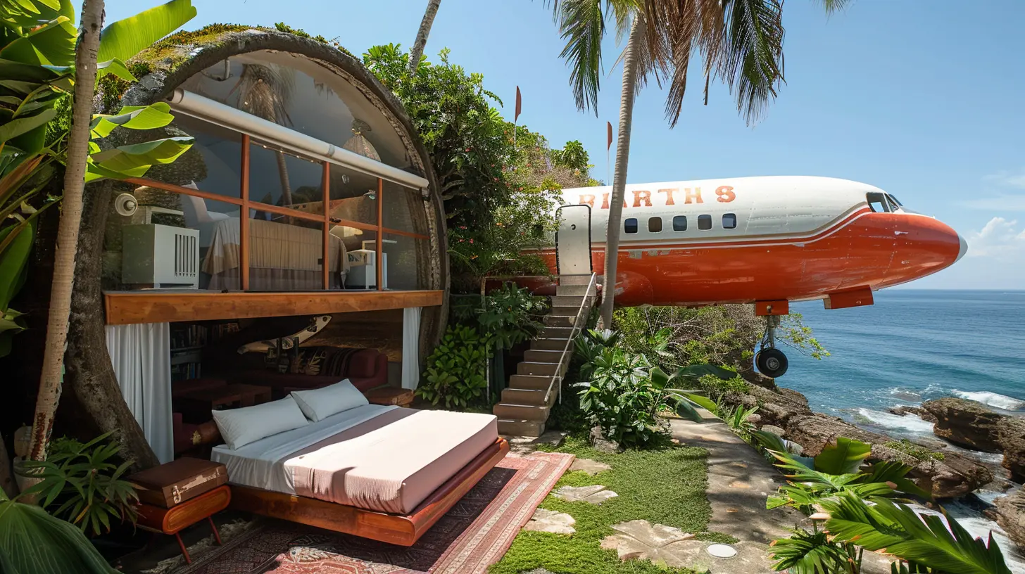 Sky-high Stays in Converted Airplanes