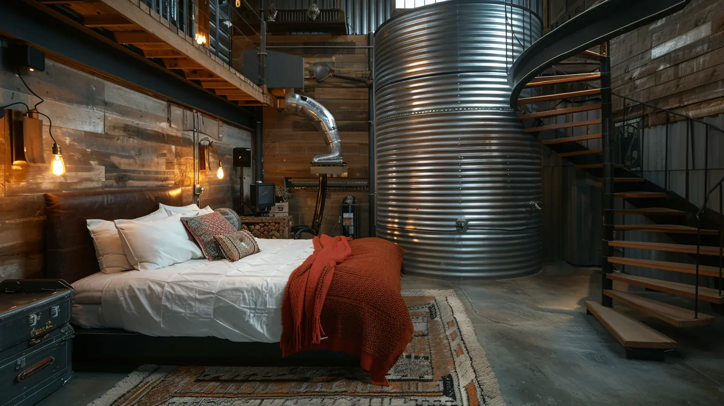 Sleep in a Grain Silo: Rural Elegance Meets Industrial Chic