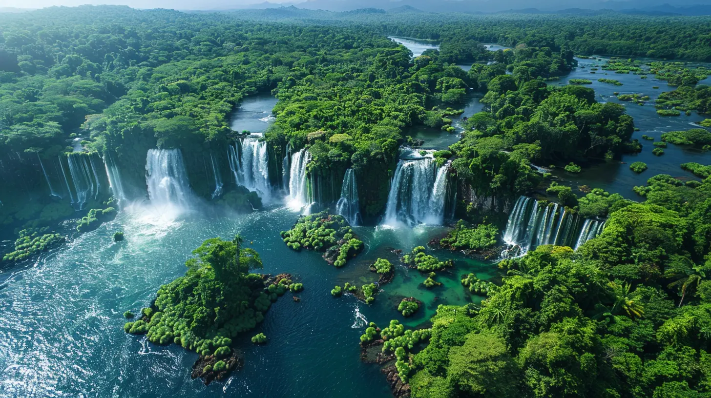 Tropical Treasures: Waterfalls in Rainforest Paradises