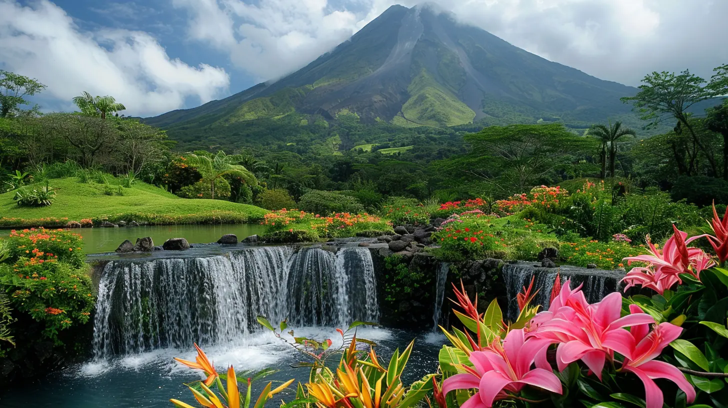 Volcanoes and Waterfalls: Unlikely Neighbors in Nature’s Playground