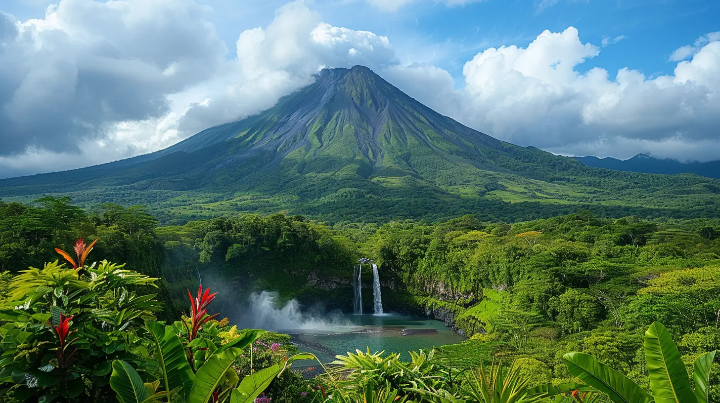 Volcanoes and Waterfalls: Unlikely Neighbors in Nature’s Playground