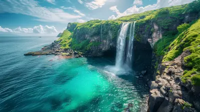 Coastal Cascades: Waterfalls that Meet the Ocean