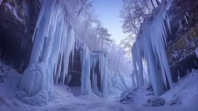 Exploring Frozen Waterfalls: Winter's Natural Wonders