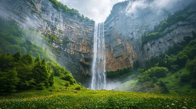 Journey to Jaw-Dropping Alpine Waterfalls Around the World
