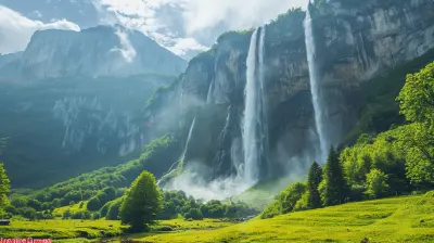 Journey to Jaw-Dropping Alpine Waterfalls Around the World