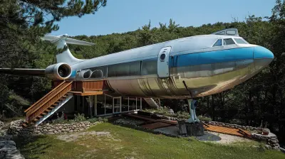 Sky-high Stays in Converted Airplanes