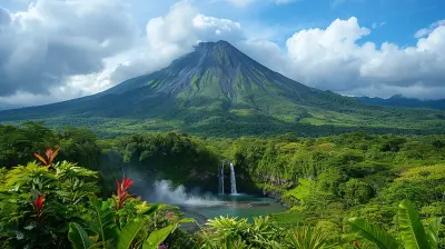 Volcanoes and Waterfalls: Unlikely Neighbors in Nature’s Playground