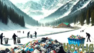Kashmir Winter Tourism Boom Faces Environmental Crisis